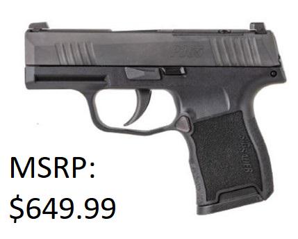 Sig Sauer P365 380 ACP Handgun: Sig Sauer P365 380 ACP Handgun