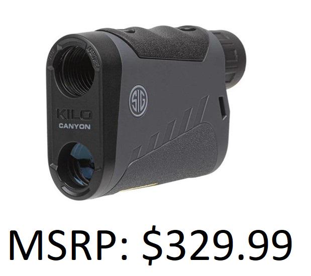 Sig Sauer Kilo Canyon Laser Rangefinder: Sig Sauer Kilo Canyon Laser Rangefinder