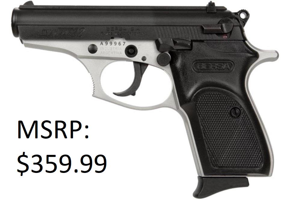 Bersa Thunder 22 LR Duotone Pistol: Bersa Thunder 22 LR Duotone Pistol