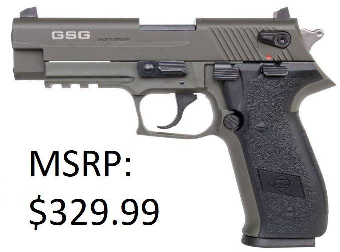 American Tactical INC GSG Firefly 22 LR Green Pist: American Tactical INC GSG Firefly 22 LR Green Pistol