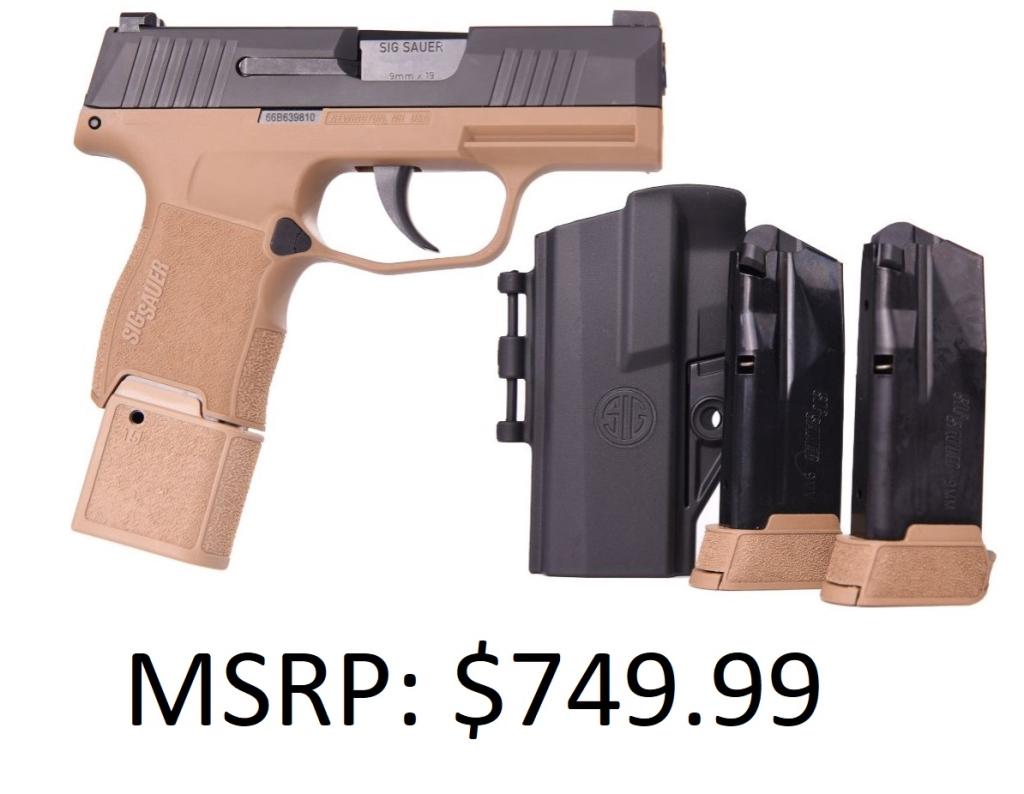 Sig Sauer P365 Tac-Pac Semi-Auto Pistol: Sig Sauer P365 Tac-Pac Semi-Auto Pistol