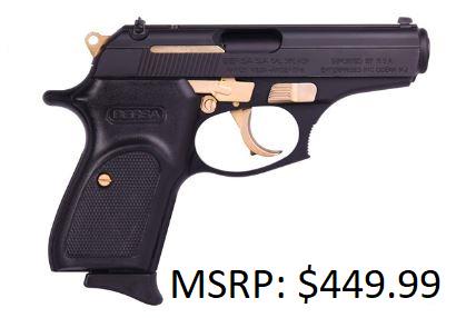 Bersa Thunder 380 ACP Matte Gold Pistol: Bersa Thunder 380 ACP Matte Gold Pistol