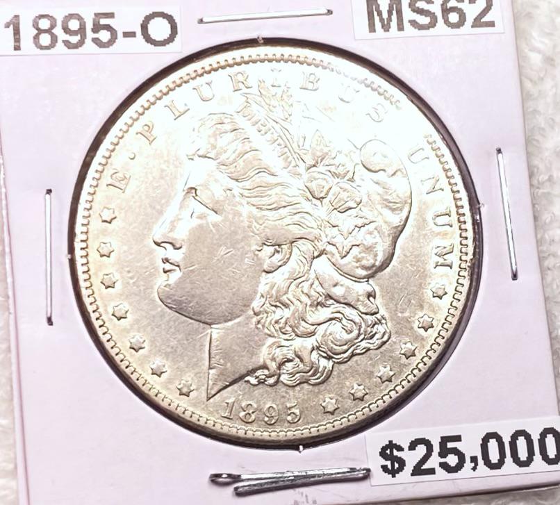 1895-O Morgan Silver Dollar UNCIRCULATED: 1895-O Morgan Silver Dollar UNCIRCULATED