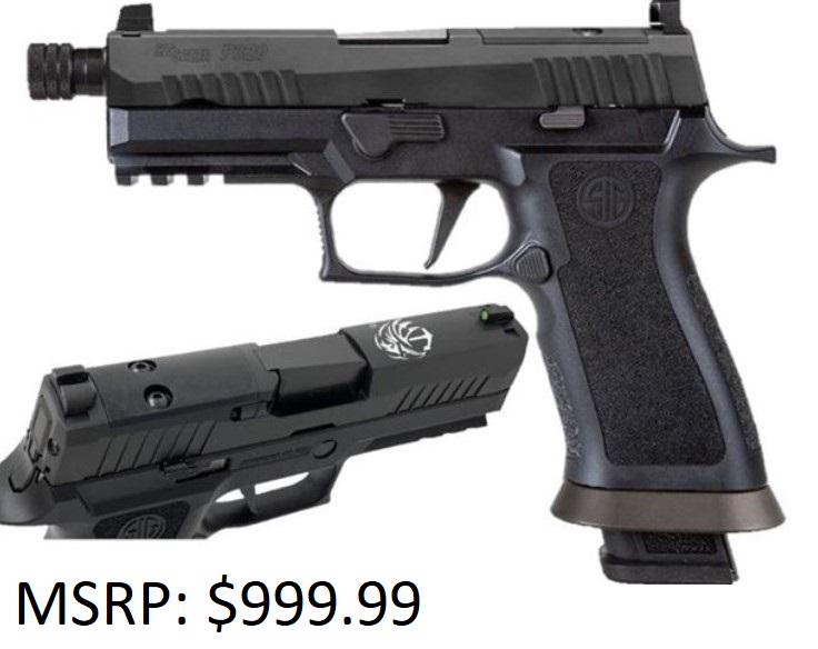 Sig Sauer P320 X-Carry Navy Seal 9mm Pistol: Sig Sauer P320 X-Carry Navy Seal 9mm Pistol