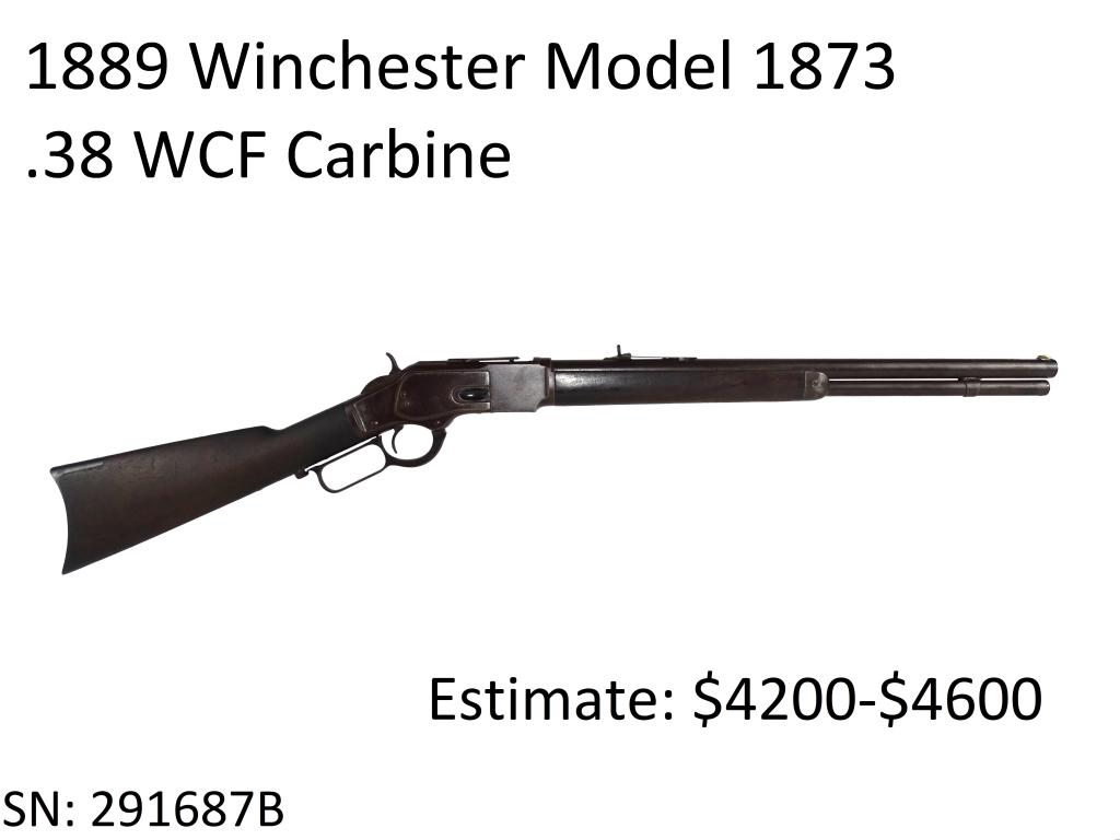 1889 Winchester Model 1873 .38 WCF Carbine: 1889 Winchester Model 1873 .38 WCF Carbine