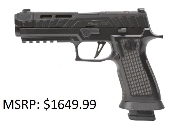Sig Sauer P320 Spectre Comp Blackout 9mm Pistol: Sig Sauer P320 Spectre Comp Blackout 9mm Pistol