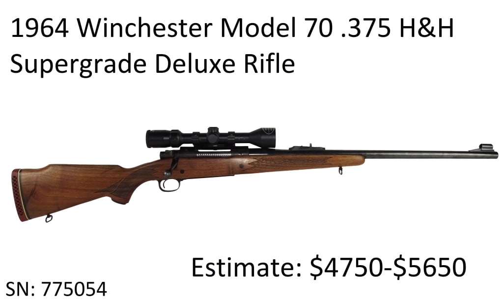 1964 Winchester Model 70 .375 H&H Supergrade (1 of 2)