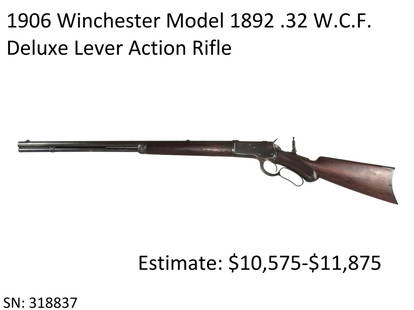 1906 Winchester Model 1892 .32 WCF Deluxe Rifle: 1906 Winchester Model 1892 .32 WCF Deluxe Rifle