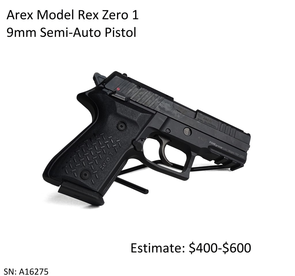 Arex Model Rex Zero 1 9mm Semi-Auto Pistol: Arex Model Rex Zero 1 9mm Semi-Auto Pistol