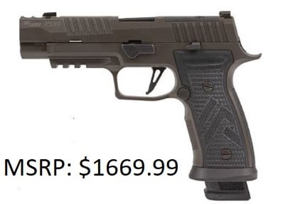 Sig Sauer AXG Legion 9mm Grey Cerakote Pistol: Sig Sauer AXG Legion 9mm Grey Cerakote Pistol