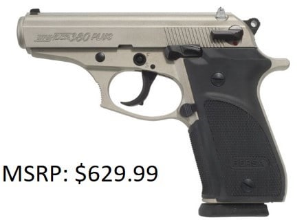 Bersa Thunder 380 ACP Nickel Plus Pistol: Bersa Thunder 380 ACP Nickel Plus Pistol