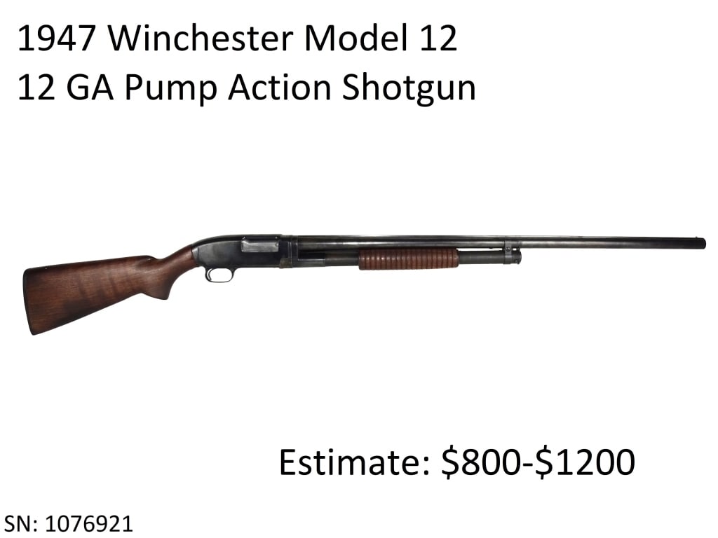 1947 Winchester Model 12 12 GA Pump Action Shotgun: 1947 Winchester Model 12 12 GA Pump Action Shotgun