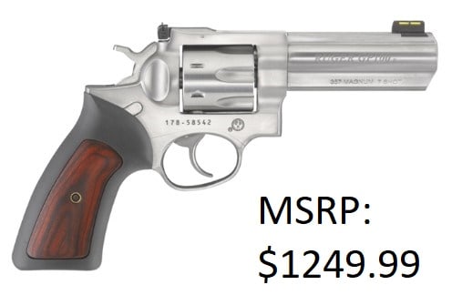 Ruger GP100 357 Mag 7-Round Stainless 4.2'' Barrel: Ruger GP100 357 Mag 7-Round Stainless 4.2'' Barrel