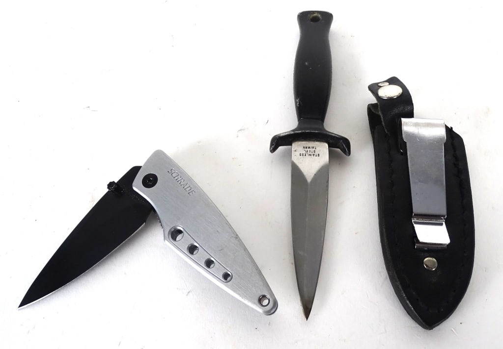 Boot Dagger and Utility Knife: Boot Dagger and Utility Knife