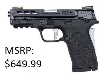 Smith & Wesson M&P380 PC Ported Silver: Smith & Wesson M&P380 PC Ported Silver