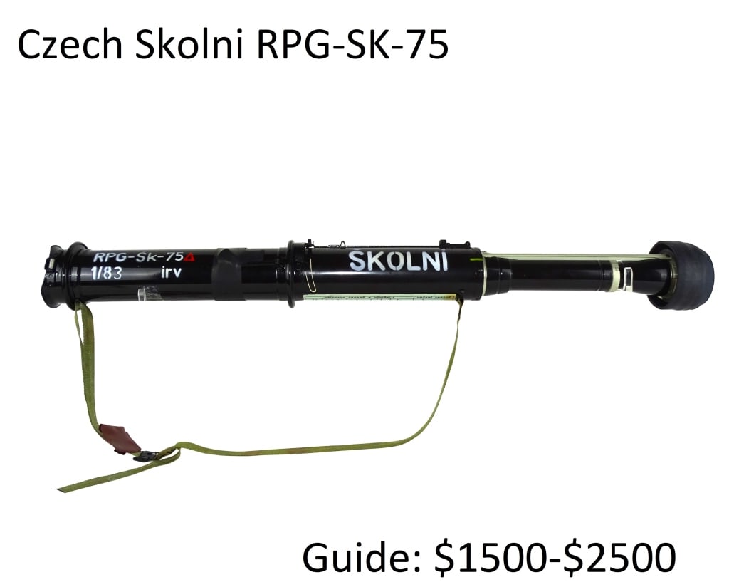 Czech Skolni RPG-SK-75: Decomishoned