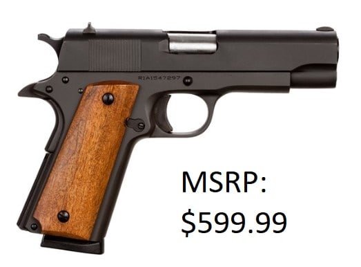 Rock Island Armory M1911-A1 GI .45 ACP Pistol: Rock Island Armory M1911-A1 GI .45 ACP Pistol