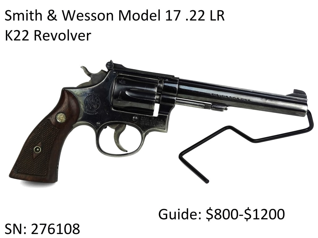 Smith & Wesson Model 17 .22 LR K22 Revolver: Smith & Wesson Model 17 .22 LR K22 Revolver