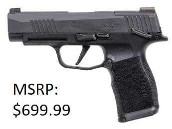 Sig Sauer P365XL 9mm Pistol: Sig Sauer P365XL 9mm Pistol