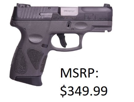 Taurus G2C 9mm Grey Pistol: Taurus G2C 9mm Grey Pistol