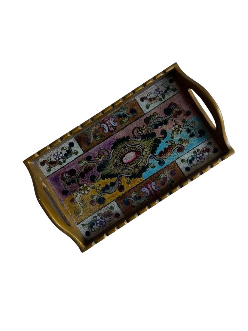 Tea Tray with Italian Pattern (1 of 2)