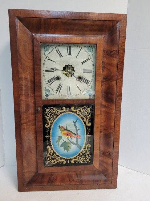 Mantle Clock New Haven Clock Co. Blue Bird (1 of 4)