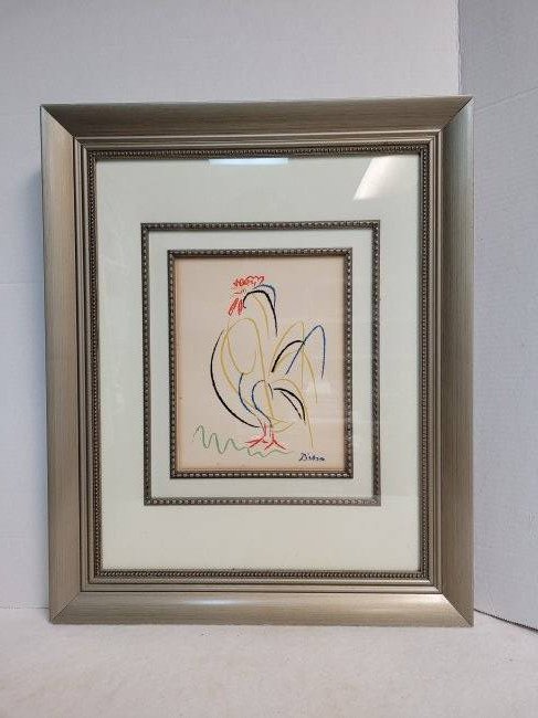 Vintage Picasso Lithograph of a Rooster (1 of 4)