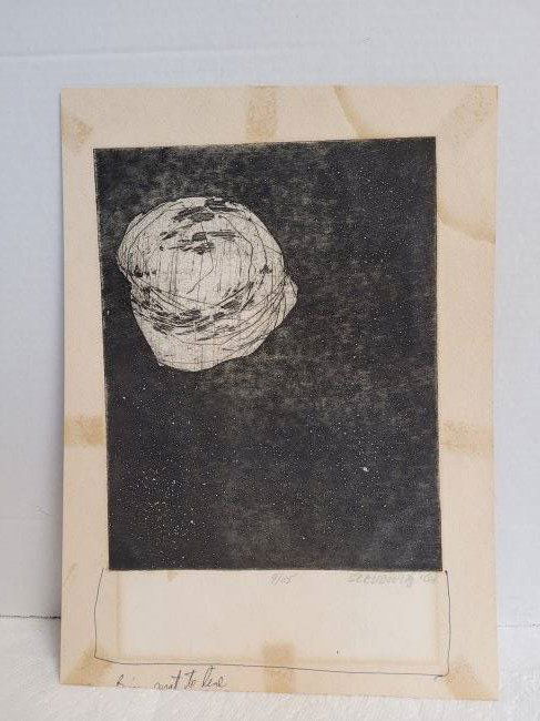 Modern MCM Etching Signed Dated 1961 (1 of 4)