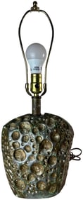 Vintage Decanter Bottle Converted Vase-Lamp