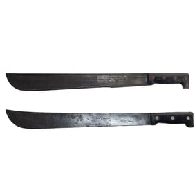Pair of Vintage Military Machetes - Japan and England