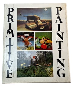 1980s Primitive Painting Large Scale Book