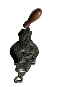 Vintage Cast Iron Table Grinder