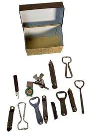 Lot of Antique Bottle Openers from Beer Companies
