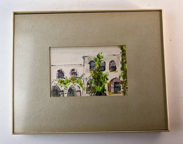 Signed and Numbered Small Watercolor Print of San Juan, PR