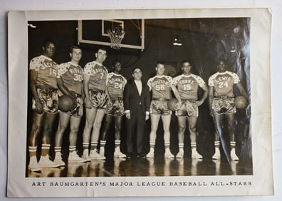Rare Art Baumgarten's Major League All Stars Signed Photo