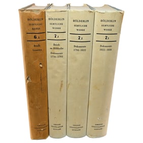 Rare Lot of 4 Holderin Samlichte Werke Books