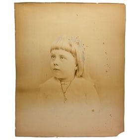 1800s Antique Tintype Child Portrait
