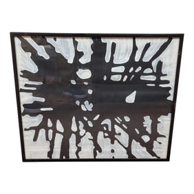 1990s Wayne Cunningham Original Painting, Framed