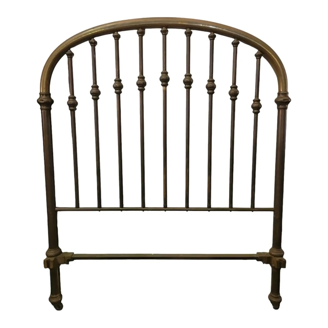 Massive Antique Brass Bed Headboard (1 of 7)