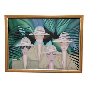 Original Robin Morris Lithograph Signed