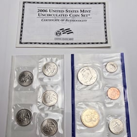 2006 Two Uncirculated Sets of US Coins