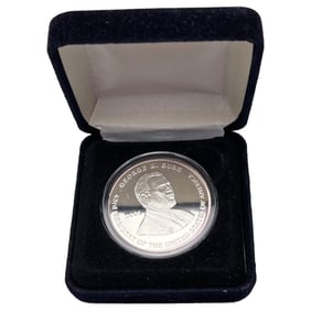 George Bush Al Gore 2001 .99 Silver Coin