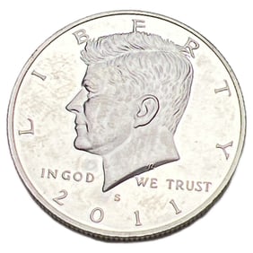 2001S Kennedy Half 90% Silver Dollar Proof