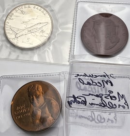 Lot of Three Commemorative Coins