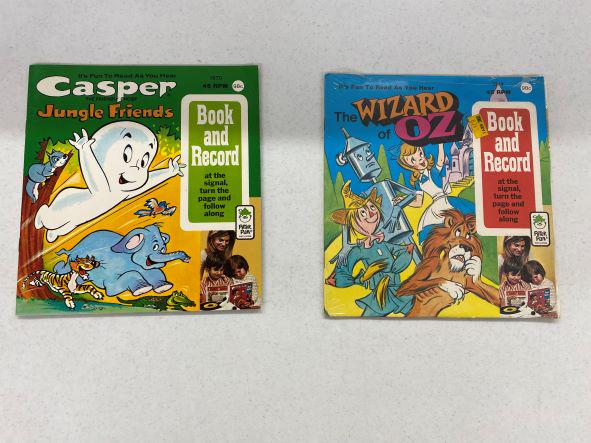 Casper & Wizard of Oz Book and Record Set (1 of 3)