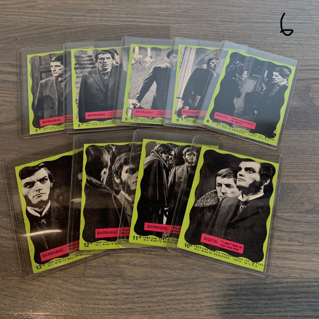 Horror Trading cards Dark Shadows (2) (1 of 4)