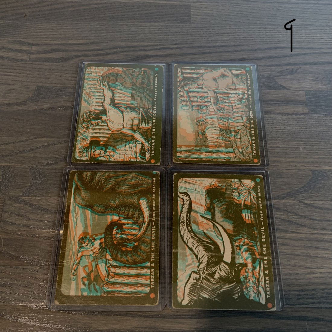 Tarzan & the She Devil movie cards (1 of 2)