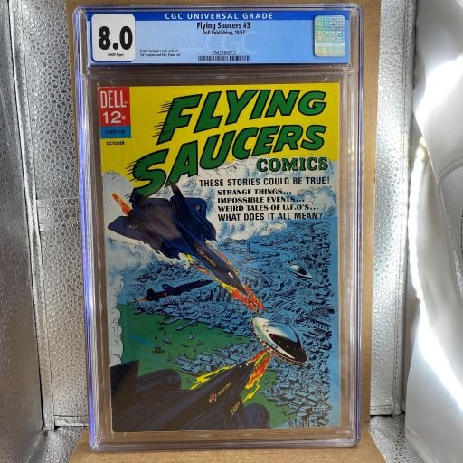 Flying Saucers Comics #3 CGC 8.0 (1 of 2)