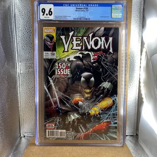 Venom #150 CGC 9.6: We are a veteran owned and operated company. Here's a chance to get a CGC graded comic with a starting bid of just $1.00 and no reserve!