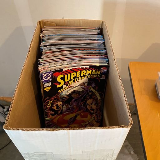 Action Comics Box Different Series: We are a veteran owned and operated company. Mixed Condition throughout